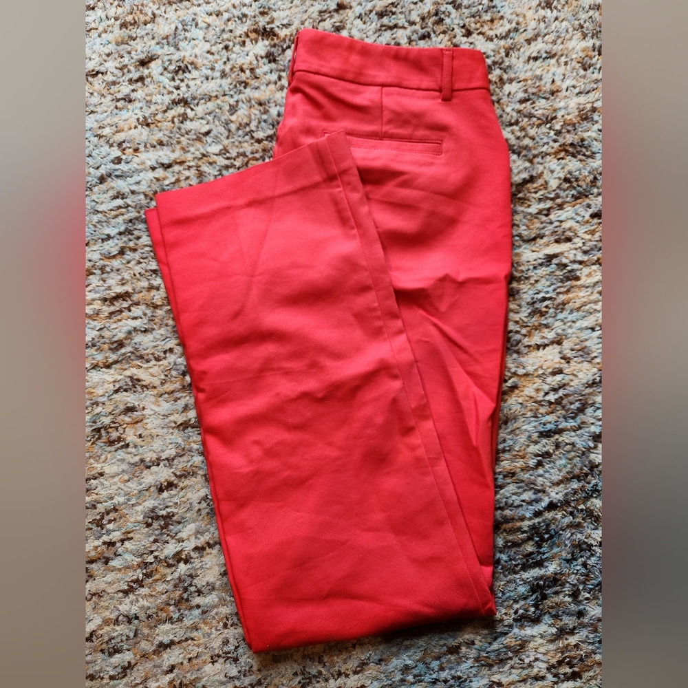 Express Editor Pant 4R in Red